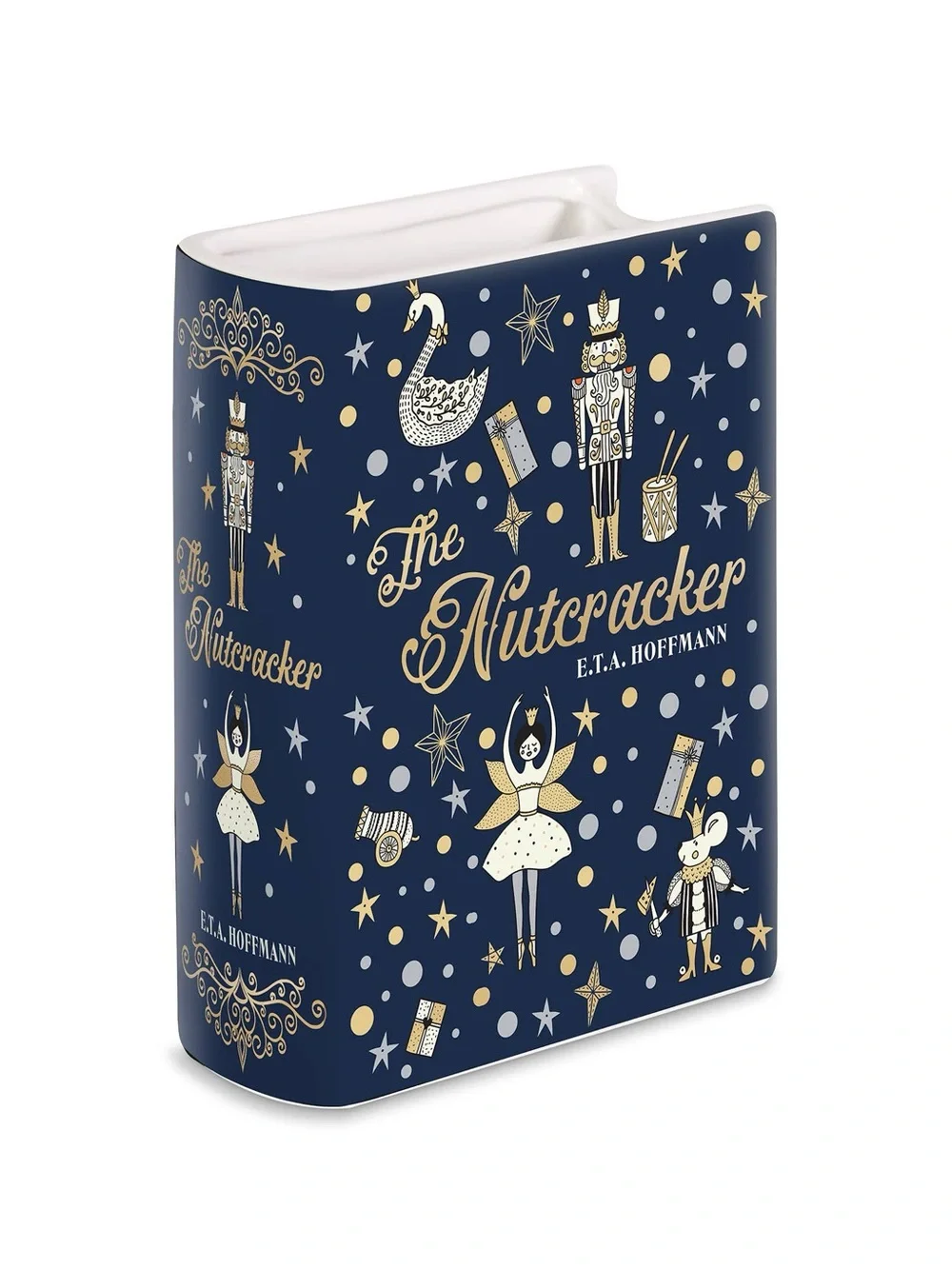 The Nutcracker Decorative Tin Vase — Navy